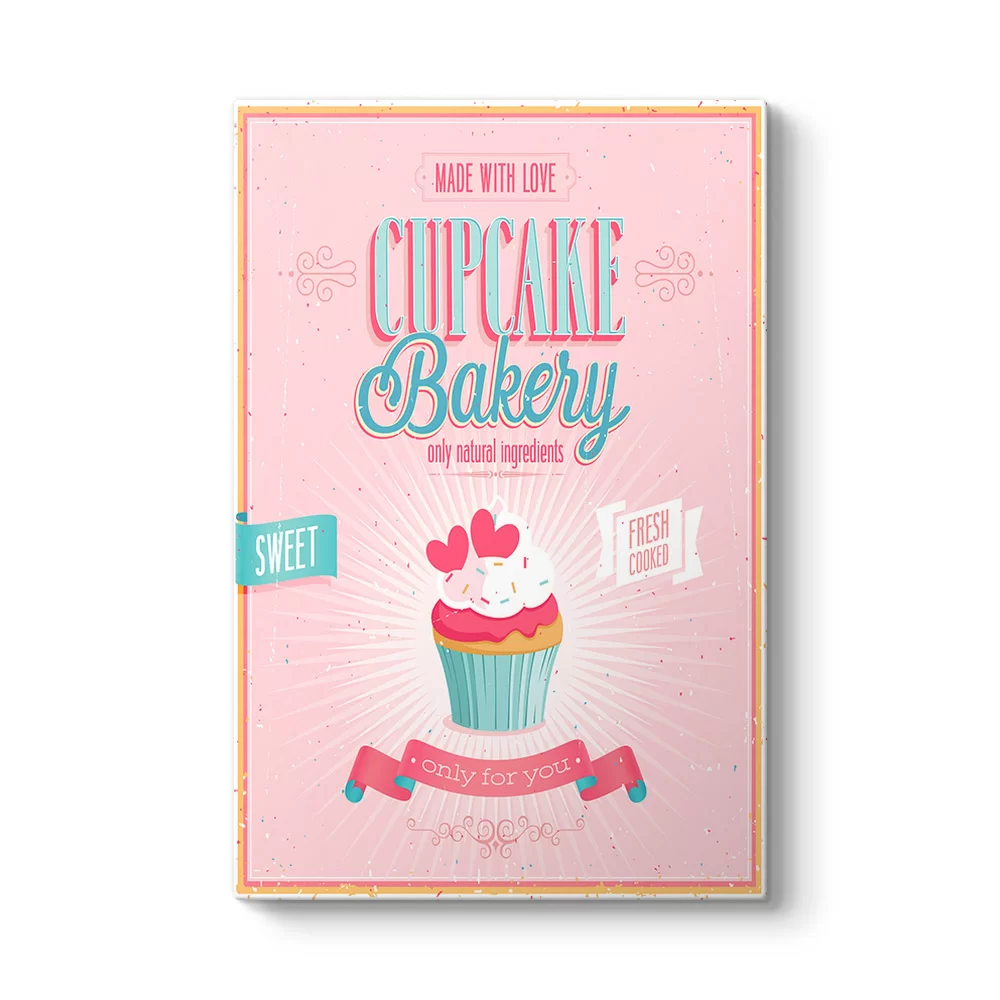 Cupcake Bakery Tablosu - Model 2